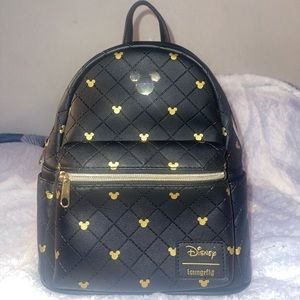 Loungefly Disney Mickey Mouse Quilted Mini Backpack